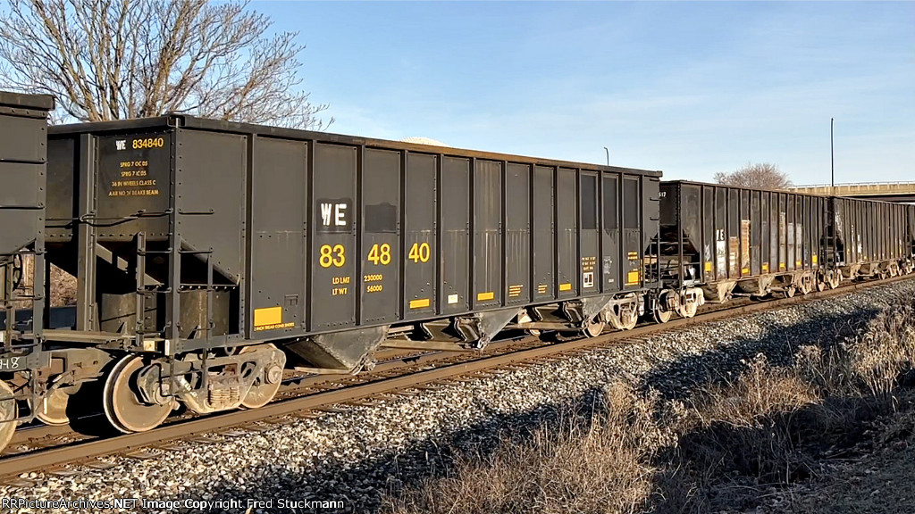 WE 834840 is new to rrpa, former CSX.